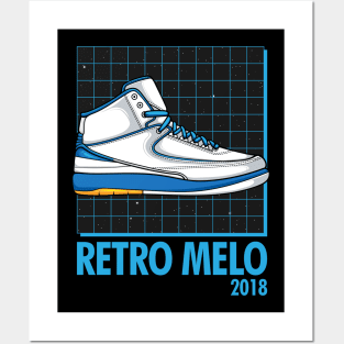 AJ 2 Retro Melo Sneaker Posters and Art